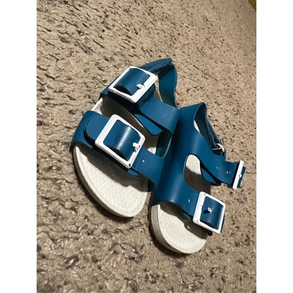 Zara Baby Dream Big Blue Sandals Baby Size 19